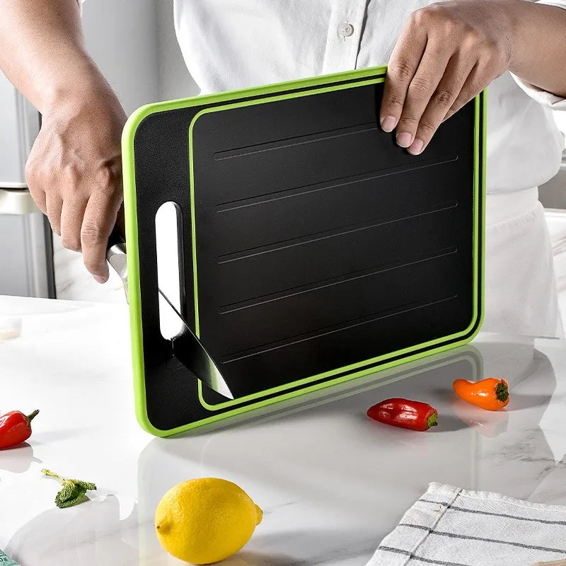 Kitchen Thawing Large Size Cutting Board Defrosting Function Physical Thawing Chopping Board Kitchen Garlic Grinding Tools Knife Sharpener Kitchenware Accessories