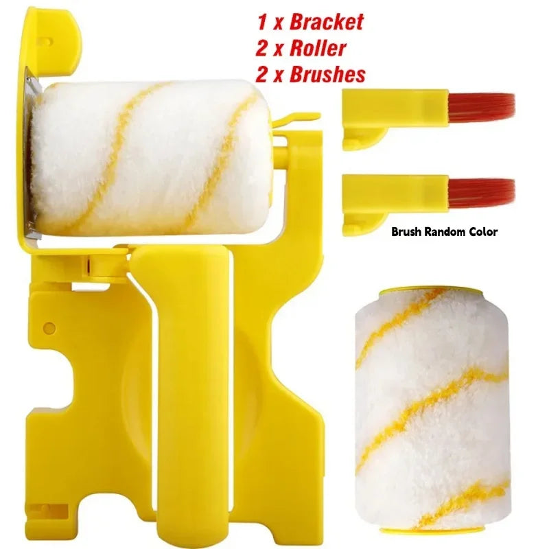 NEW Arrivals Multifunction Paint Brush Roller Corner Brushes Set Household Use Wall Decorative Professional DIY Painting Brush Handle Tool Windows Baseboards Wall Corner Set