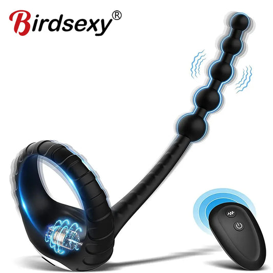 Sexy Toys Cockring for Men Couples APP Control Bluetooth Vibrator Adult goods for Men Masturbator Penis Ring Sexy Accessories