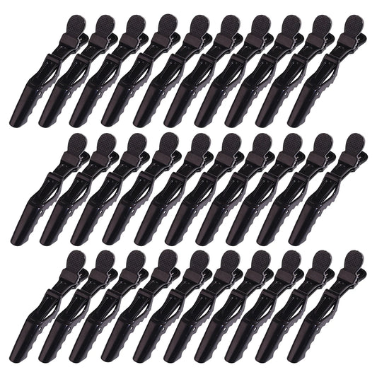NEW Arrivals 30PCS Set 4 Colors Crocodile Non-Slip Hair Clip Design Claw Shaped Hair Clip Women Beauty Salon Hair Make-Up Clip For Hair Care Accessories