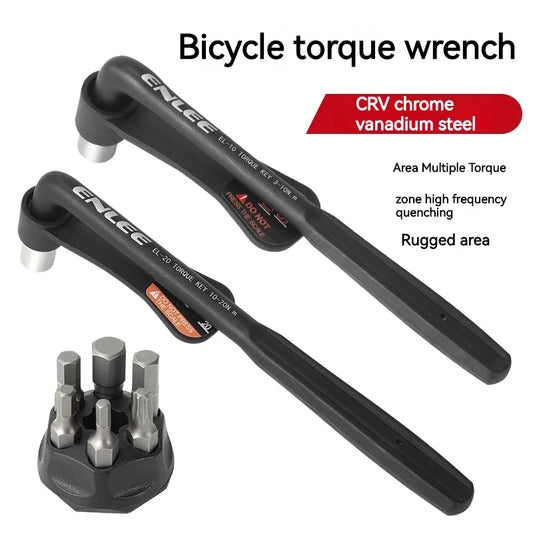 NEW Arrivals Bicycle Portable Torque Wrench Inner Hexagon Set 10-20NM High Precision Torque Tool Set Bicycles Convenient Torque Wrench Bikes Repair Tools Sports Supplies
