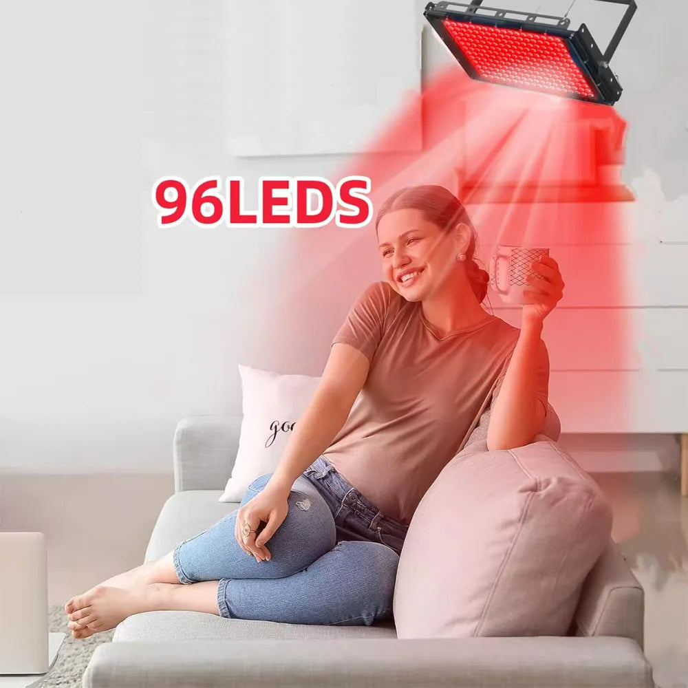 5V USB Red Light Therapy Device 660NM 96LED USB Beauty Lamp for Skin Brightening Sleep Yoga Adjustable Women Beauty Skin Care Supplies