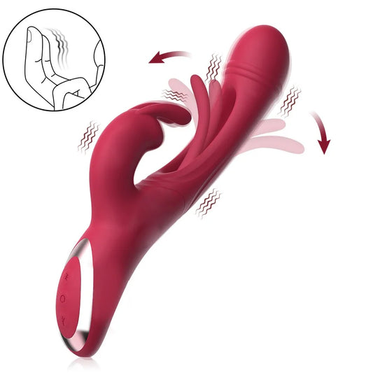 Rabbit Patting Vibrator for Clitoris Women Stimulator Massager Powerful G Spot Vibrating Sex Toy Female Masturbator Adult Goods