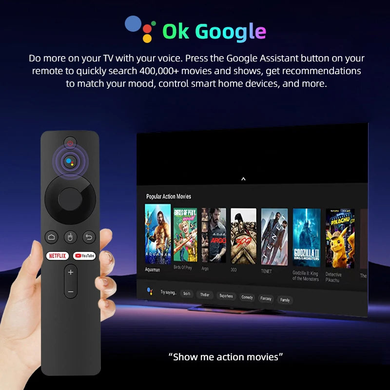 G96 H313 2GB RAM 8GB ROM Stick TV 4K  Android 13.0 ATV UI  BT Voice Remote Fire TV Stick 4k  VS Amazon Fire Stick