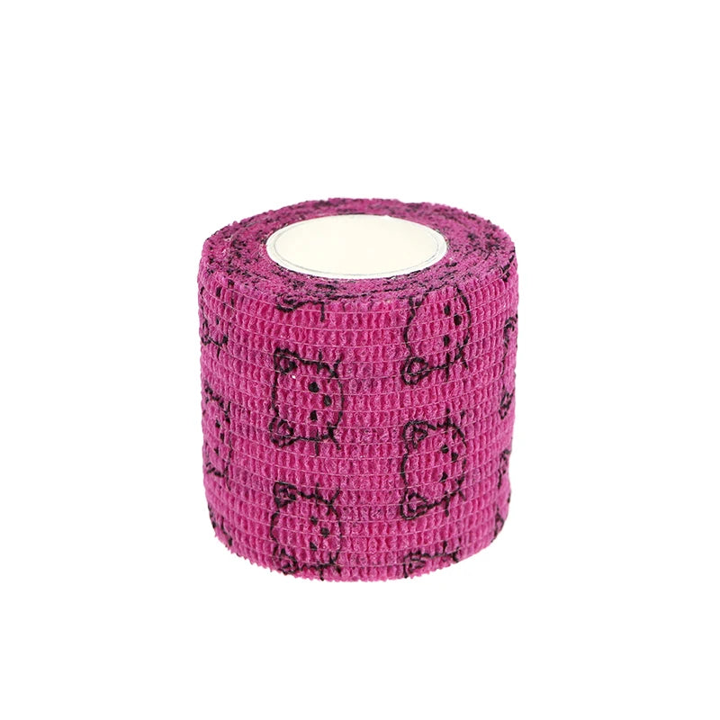 24 Rolls Dogs/Cats Elastic Bandage Self Adhesive Bandage Wrap Cohesive Tape Vet Wrap for Dog Cat Horse Pet Animals Ankle Sprains