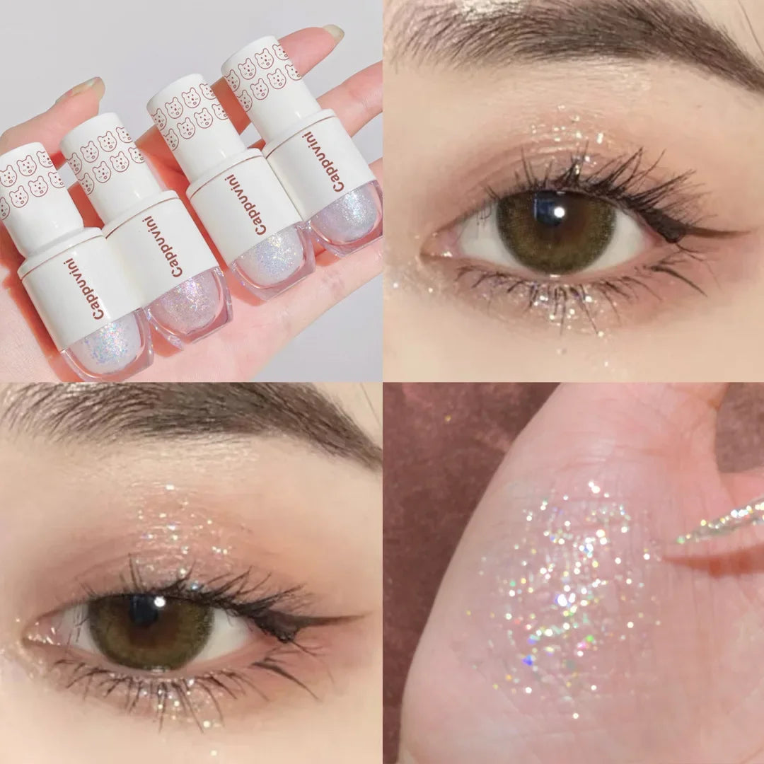 NEW Arrivals Pearlescent Eye Shadow Eyeliner Liquid Eyeshadow Glitter Highlight Cosmetic Shimmer Brighten Lying Silkworm Eye Makeup Cosmetics Supplies