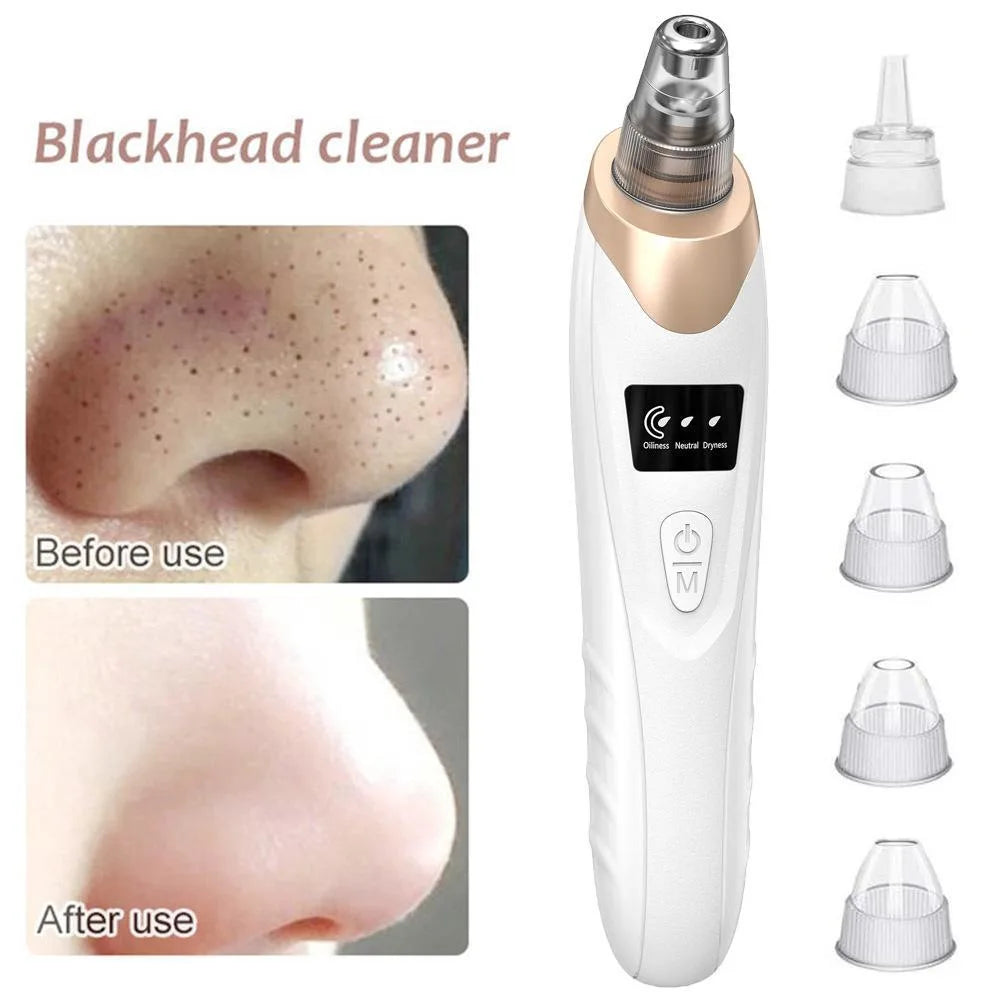 NEW Electric Pore Cleaner & Blackhead Remover, Vacuum Suction Device for Deep Cleansing, Home Facial Care Tool
