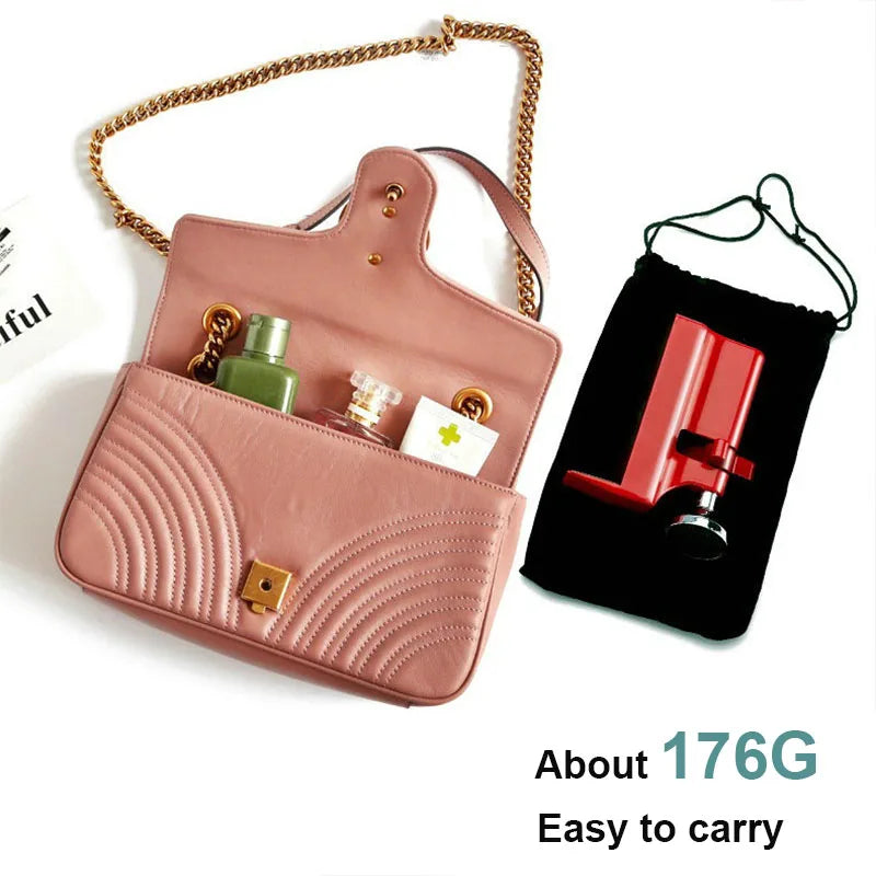 NEW Portable Door Lock Alarm Stopper, High Strength High dB Siren Red Alloy Door Jammer Anti-Pry Anti-Theft Security Device for Apartments/Hotels Home Office Security Supplies