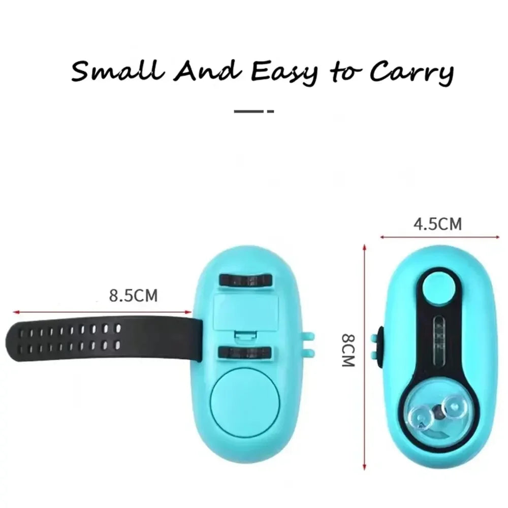 Blue/Black Color Fishing Sound Alarm Electronic Buzzer Indicator Siren Don't Miss A Catch Fish Bite Bait Alarm Sea Rod Indicator Sound Light Alarm Fishing Alarm Fishing Parts Lake River Boat Night Fishing