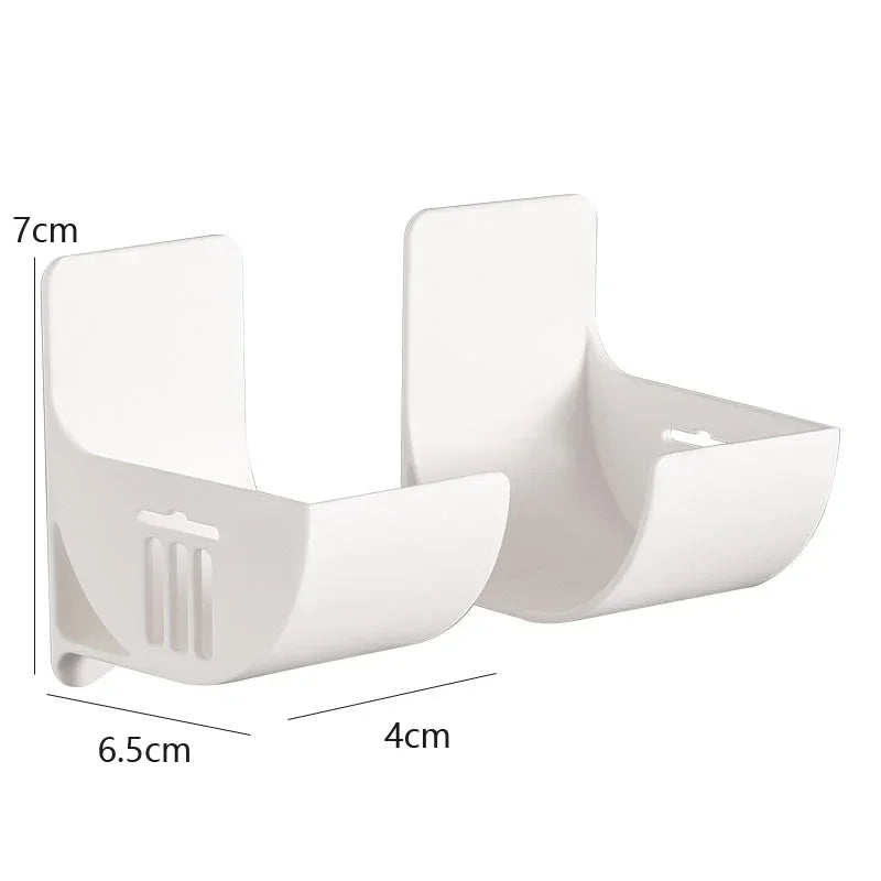 6pcs Trash Bag Storage Rack Wall Mounted Garbage Bag Holder Organizer Plastic Bag Film Container Dispenser For Kitchen Shelf