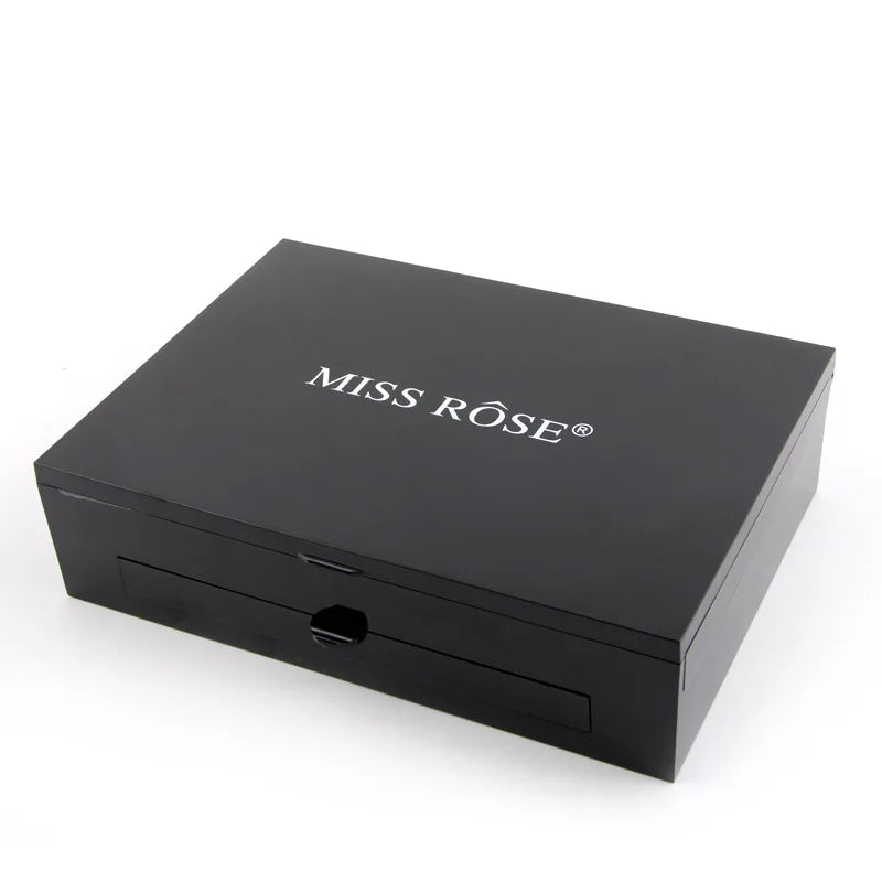 Diverse Miss Rose Professional Highly Pigmented 180 Color Eyeshadow Eyeshadow Palette Blush Powder Makeup Sets Long-lasting