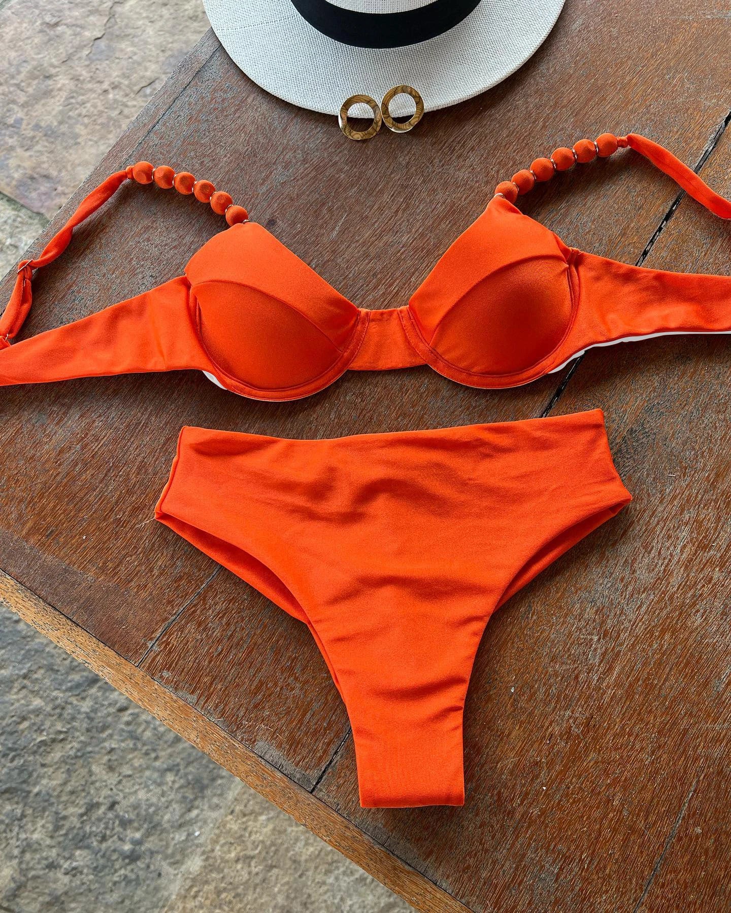 Women Sexy Brazilian Bikini Set Multi-Colors High Waist Black Girls Swimwear Push Up Bikinis Swimsuit Female Bathing Suit Ladies Sexy Beach Wear