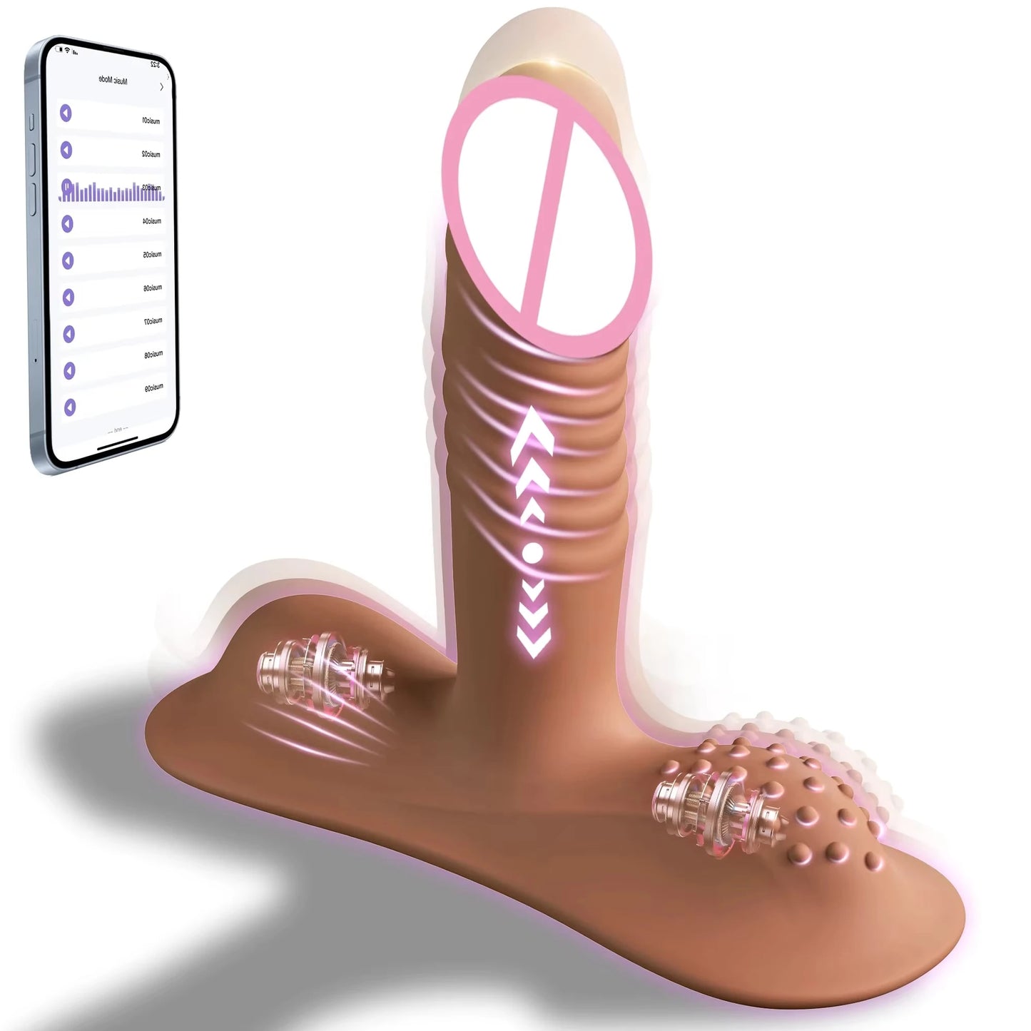 APP Control Dildo Vibrators for Women Clit Anal G Spot Stimulator Female Masturbation 9 Thrusting Vibrating Modes Sex Toys Accessories