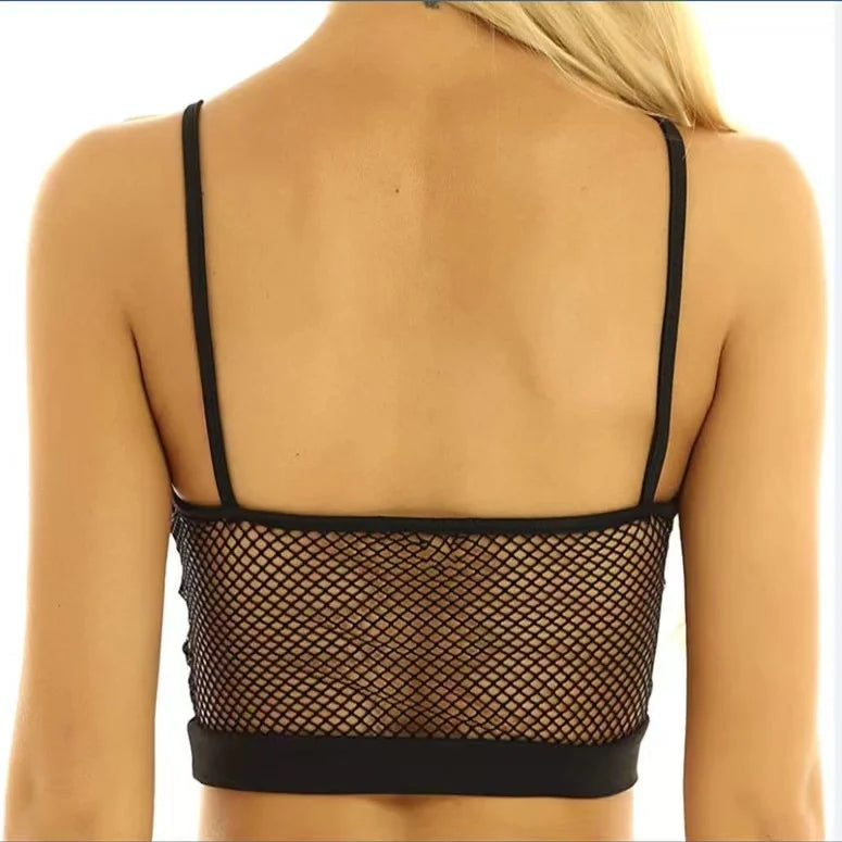 NEW Arrivals Multi-Color Mesh Breathable Non-Steel Bra with Elastic Shoulder Straps Women Sexy Sports Underwear