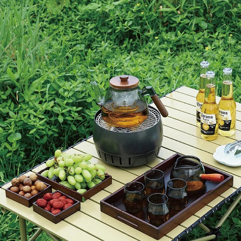 220V Electric Ceramic Stove Outdoor Mini Charcoal Barbeque Electric grill Multifunction Home Tea Brewer Boiling Water Heater