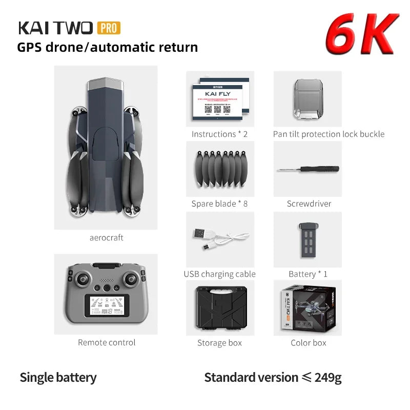 NEW Arrivals PRO GPS Drone 4K-6K-8K Professional 8K Three Axis Self Stabilization HD Camera Video Recording 360° Obstacle Avoidance Brushless RC Quadcopter Spread Tank Spraying System Electronics Supplies