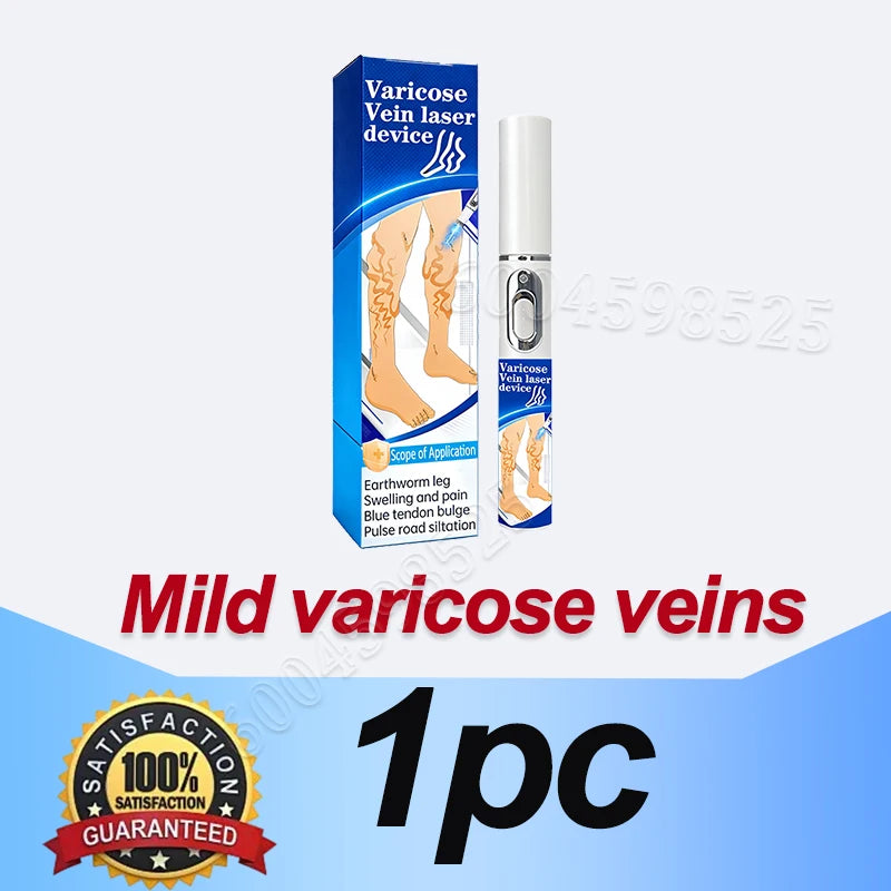 1/2 PCS Set No Surgery Require Blood Circulation  Varicose Veins, Ulcers Laser Treatment Blue Lights Therapy Pointer for Sedentary Lifestyle Health Care Supplies