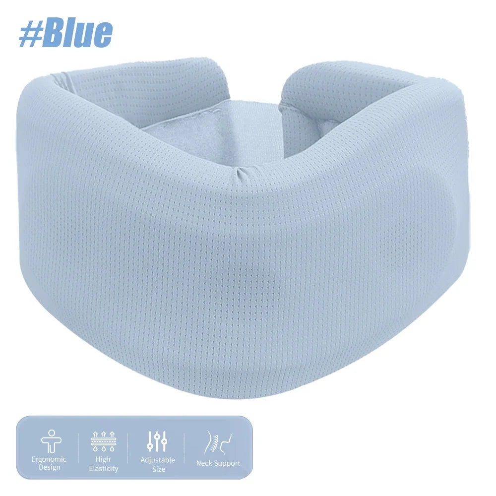 Medium -Large Size Soft Neck Brace Universal Cervical Collar for Sleeping Foam Wraps Keep Vertebrae Stable for Pain Relief of Cervical Spine Pressure Health Care Accessories