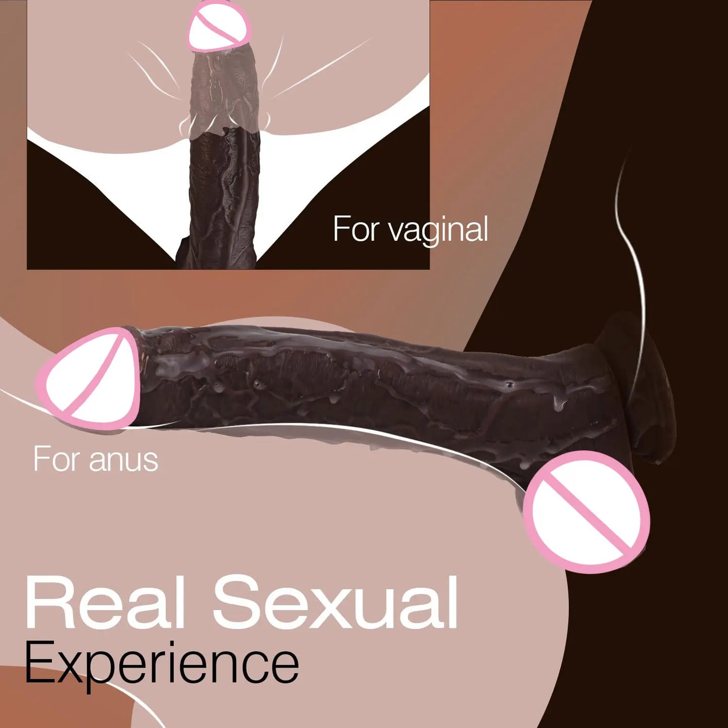 NEW Arrivals 27cm Super Long Realistic Black Dildo with Suction Cup Silicone Penis Anal Dildos Adults Sex Toys for Women Man Strap On Dick Vagina Stimulator
