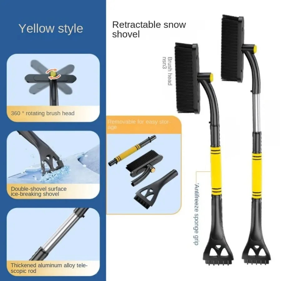 Car Snow Plow Tool Snow Brush Defrosting and Deicing Shovel Multi-Purpose Snow Scraper Car 3-in-1 Snow Shovel