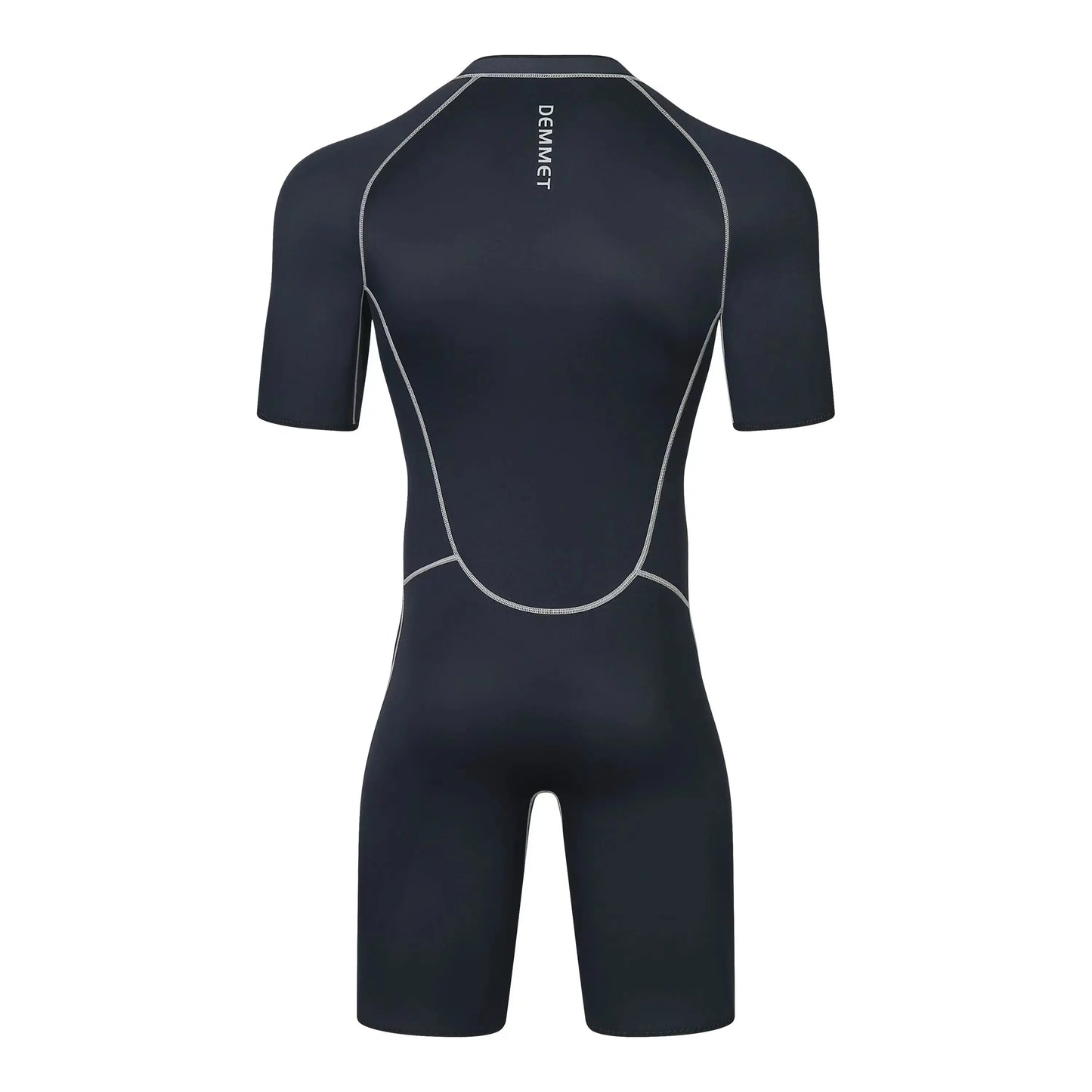 New 1.5/3M Neoprene Men's Short Sleeve Wetsuit Front Unzipper Snorkeling Surfing Swimsuit Keeps Warm