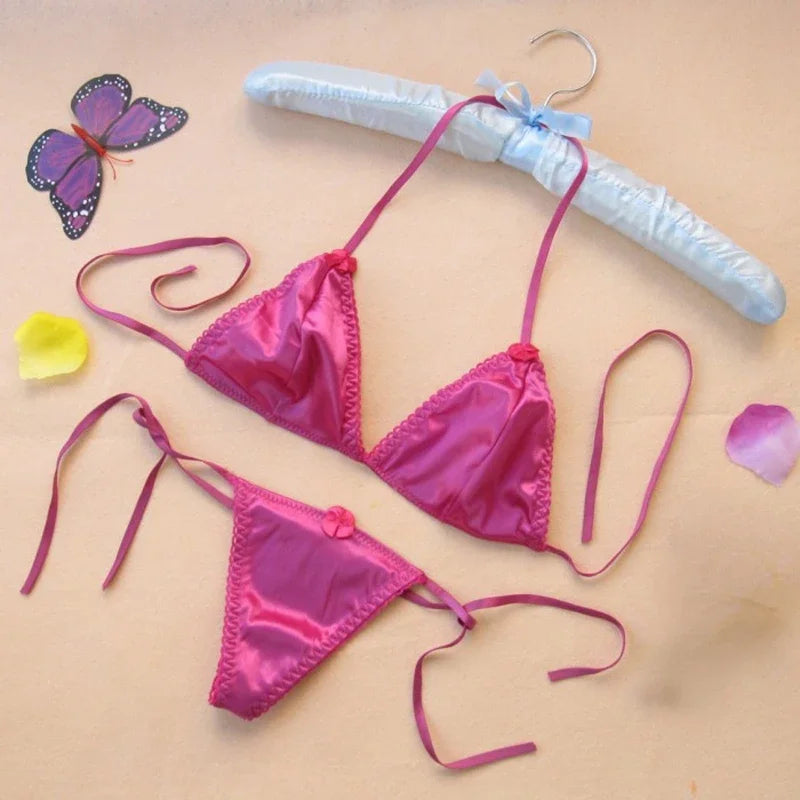 Newest Silk Thong G-string Lace Sexy Underwear Women Sexy Panties Female Low Waist String Lace Lingerie Intimates Thongs T-back