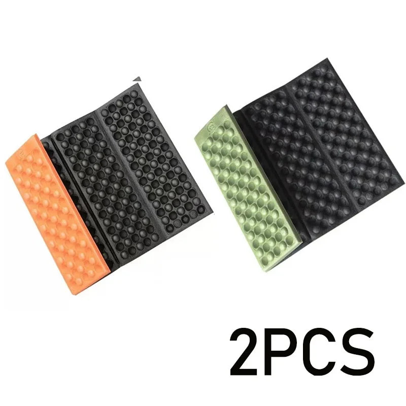 2 PCS Set Folding Mat Outdoor Mat Picnic Blankets Camping Foam Pad Waterproof Foam Seat for Picnic Hiking Backpacking Mountaineering