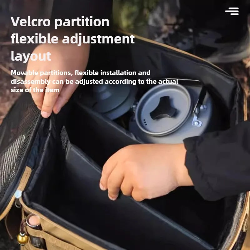 26 L Outdoor Camping Storage Bag Cooler Lunch Box Thermal bag Travel Tableware Handbag Insulated bag for Camping Picnic Tool