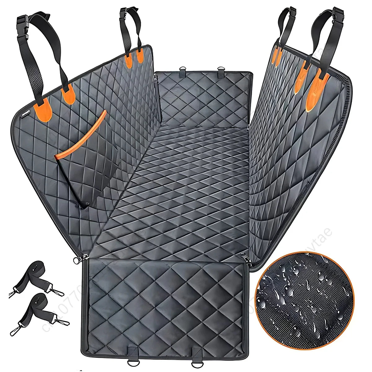 2PCS Pet Car Cushion Car Rear Seat Car Cushion Dog Car Seat Cushion Suitable for Many Models Waterproof Anti-Fouling Car Cushion