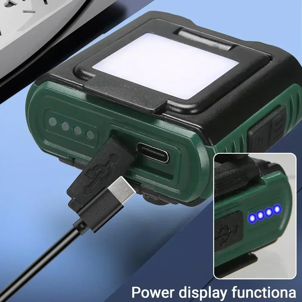 NEW Arrivals 1/3/5PCS Set High Power Rechargeable Led Flashlight Helmet Lamp Long Lasting Rechargeable Lamps For Fishing Supplies Tourism Cap Lights Camping Outdoor Hiking Flashlight