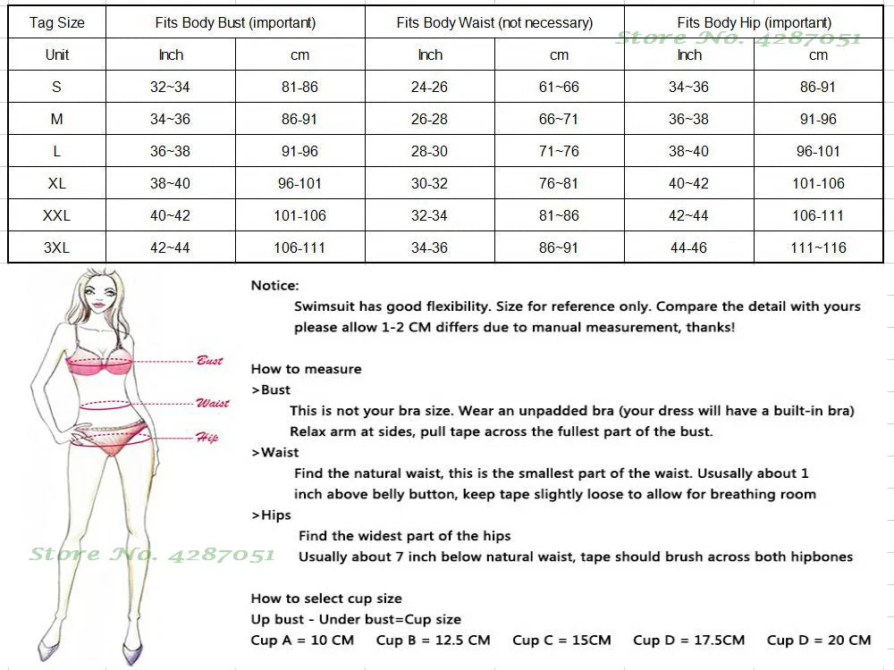 Underwire Women Sexy Swimsuit 2 Pieces Swimwear Slim Monokini Chains Print Push Up Bikinis Black Blue Green Beachwear