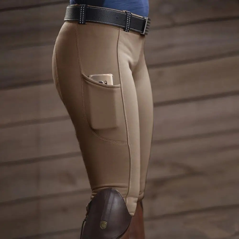 S-3XL Plus Size Clothes Anti-pilling Equestrian Pants Hip Lift Elastic Horse Racing Trousers Skinny Slim Equestrian Breeches Women Men Sports Apparel Accessories
