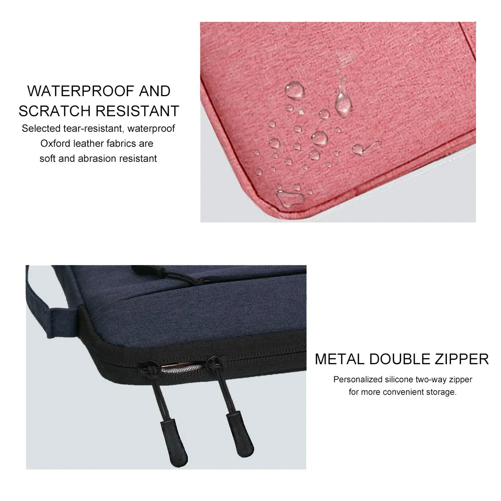 Laptop Bag Sleeve For Mac Book Air M1 Mac Book Pro M2 M3 Lenovo iPad 13 14 15 15.6 16 Inch Notebook Case Cover Tablet Accessories