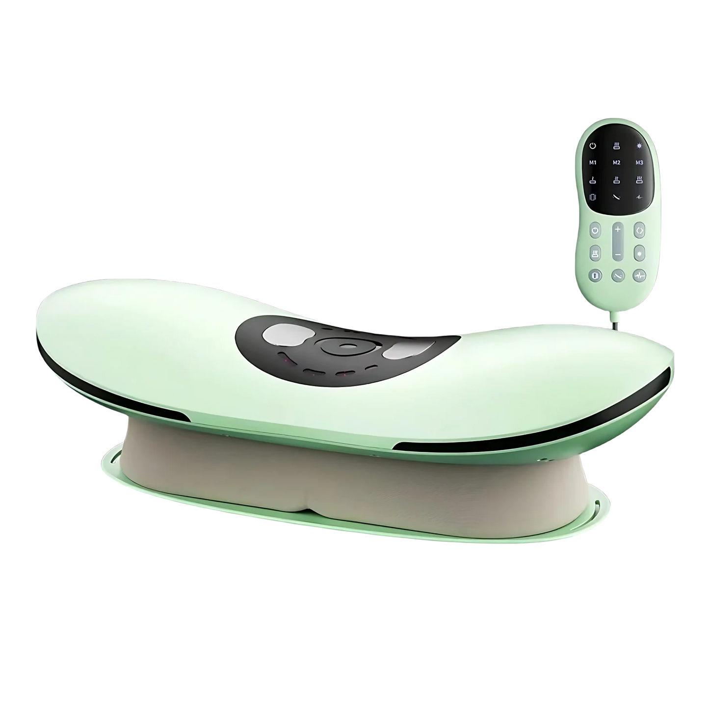New Upgrade Air-Lip Stretch Low Frequency Thermal Vibration Waist Massage Heeling Spot Left and Right Swing + Up and Down Traction Massage Relaxation Accessories Health Care Supplies