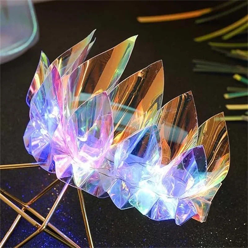 NEW Arrivals Light Up Headband Glowing Crown LED Laser Hair Band Flashing Headpiece Luminous Crown Nightclub Cosplay Party Headwear Hair Tiara