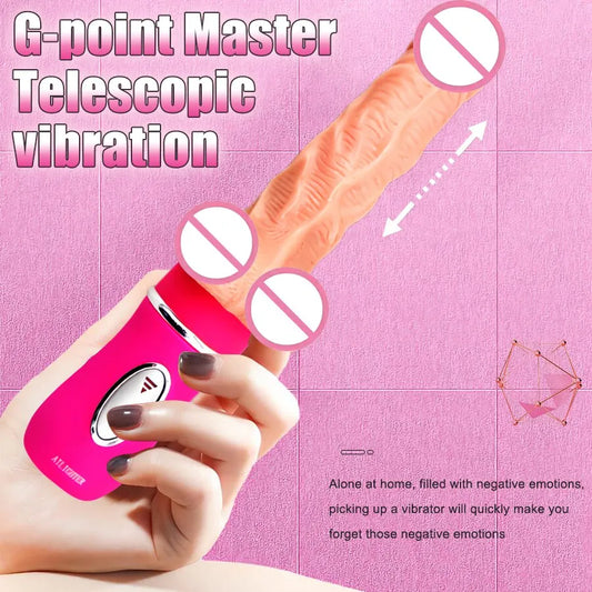 Multiple Modes Realistic Dildo Vibrator Silicone Sex Toys for Woman Female Masturbation Vagina Massager Bendable Flexible