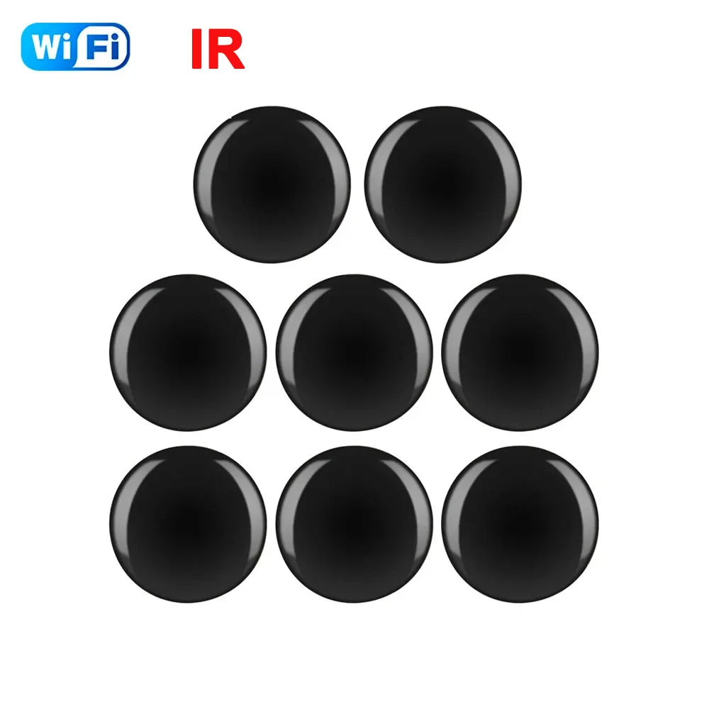 2/4/8 PCS Set TUYA APP Control WI-FI Smart IR Remote Control Smart Device Home Remote Controller for TV DVD Air Conditioner AUD Works with Alexa Voice Google Work Home Office Electronic Supplies