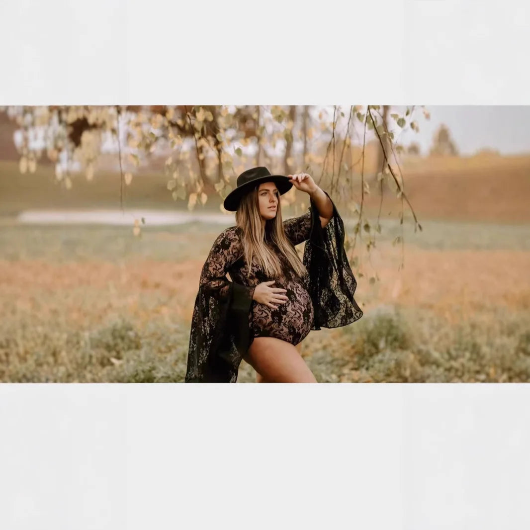 New Lace European and American Women's Clothing Maternity Photography Photo Jumpsuit One Size Fits All