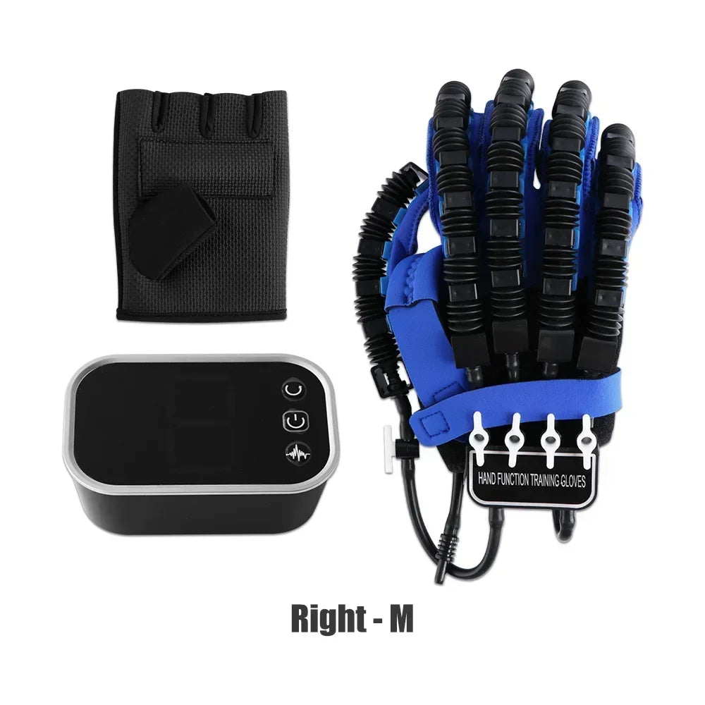 Left & Right 2 PCS Set S-2XL Size Hand Finger Rehabilitation Exerciser Robot Gloves Stroke Hemiplegia Cerebral Infarction Training Equipment Therapy Health Care Supplies