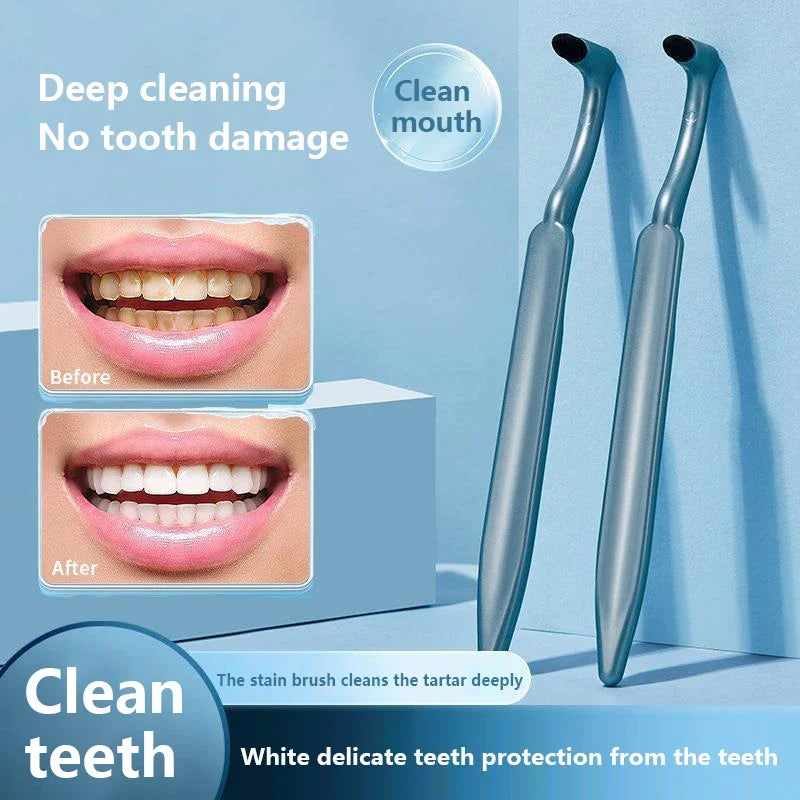 5 PCS Set Orthodontic Interdental Brush Toothbrush Stain Eraser Sponge Remove Tartar/Tea/Smoke Stains Oral Care Tools Tooth Stain Dental Tools Sets Oral Hygiene Supplies
