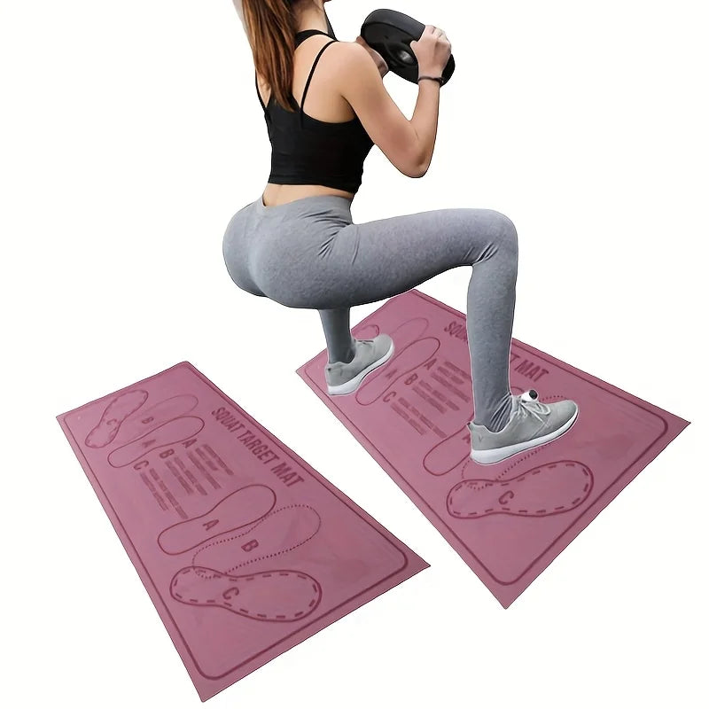 NEW Arrivals Durable Three-Color Squat Mat Non-Slip Fitness Pad for Home & Gym Use No Battery Yoga Studio Mat Sports Accessories