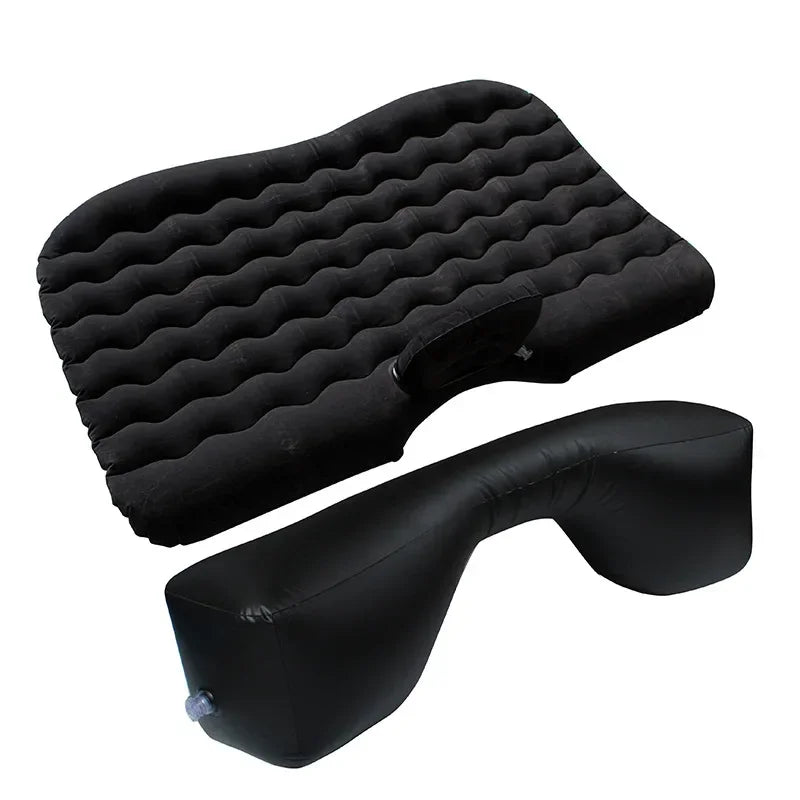 NEW Arrivals 3 Colors Outdoor Travel Car Upholstery Folding Bed Outdoor Camping Beach PVC Flocking Air Mattress Car Air Bed