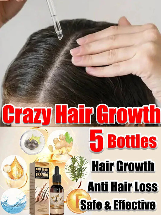 Buy 10 Get 12 Free Hair Growth Oil Products for Man Women Fast Regrowth Effective Baldness Repair Hereditary Anti Hair Loss Treatment Hair Care Sets
