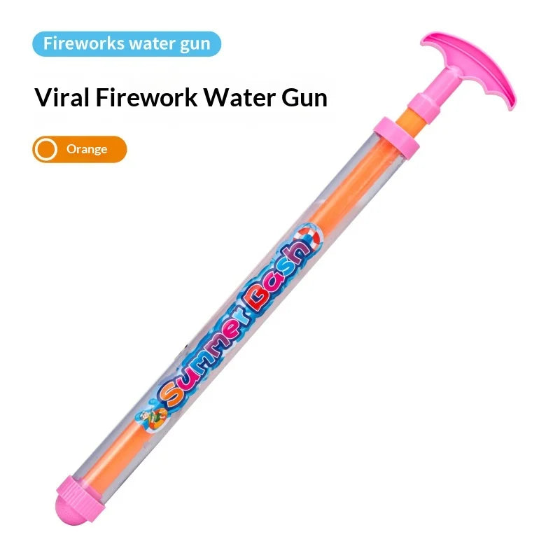 Viral Large Firework Water Gun 360° Sprinkler Pump Action Outdoor Beach Toy for Summer Holidays