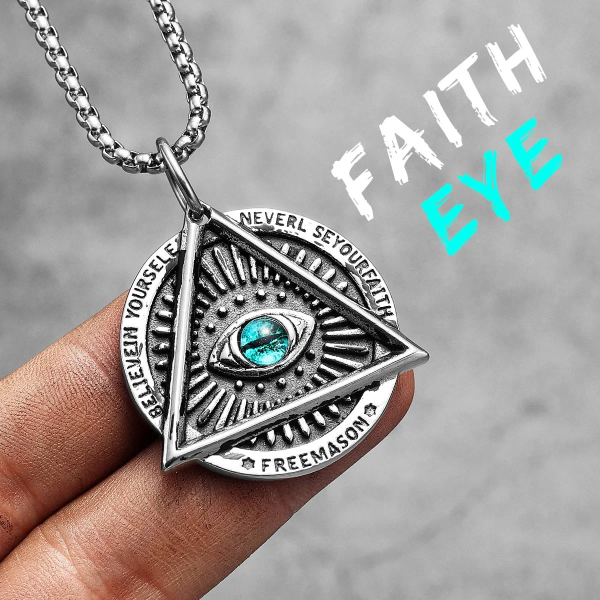 38 Types Illuminati's Masonic Hexagram Salomon Star of David Masonic Stainless Steel Men Necklaces Pendant Chain Punk New in For Women Fashion Secret Society Jewelry Gifts