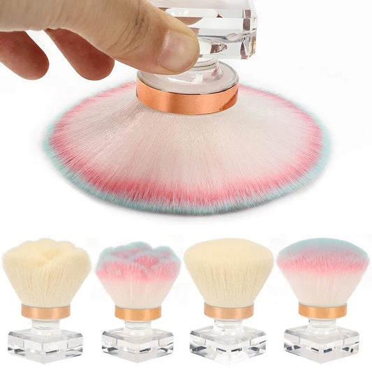 Nail Tool Dust-proof Brush Korean Fragrance Cleaning Dust-proof Brush Powder Blusher Brush Makeup Brush Rose Brush