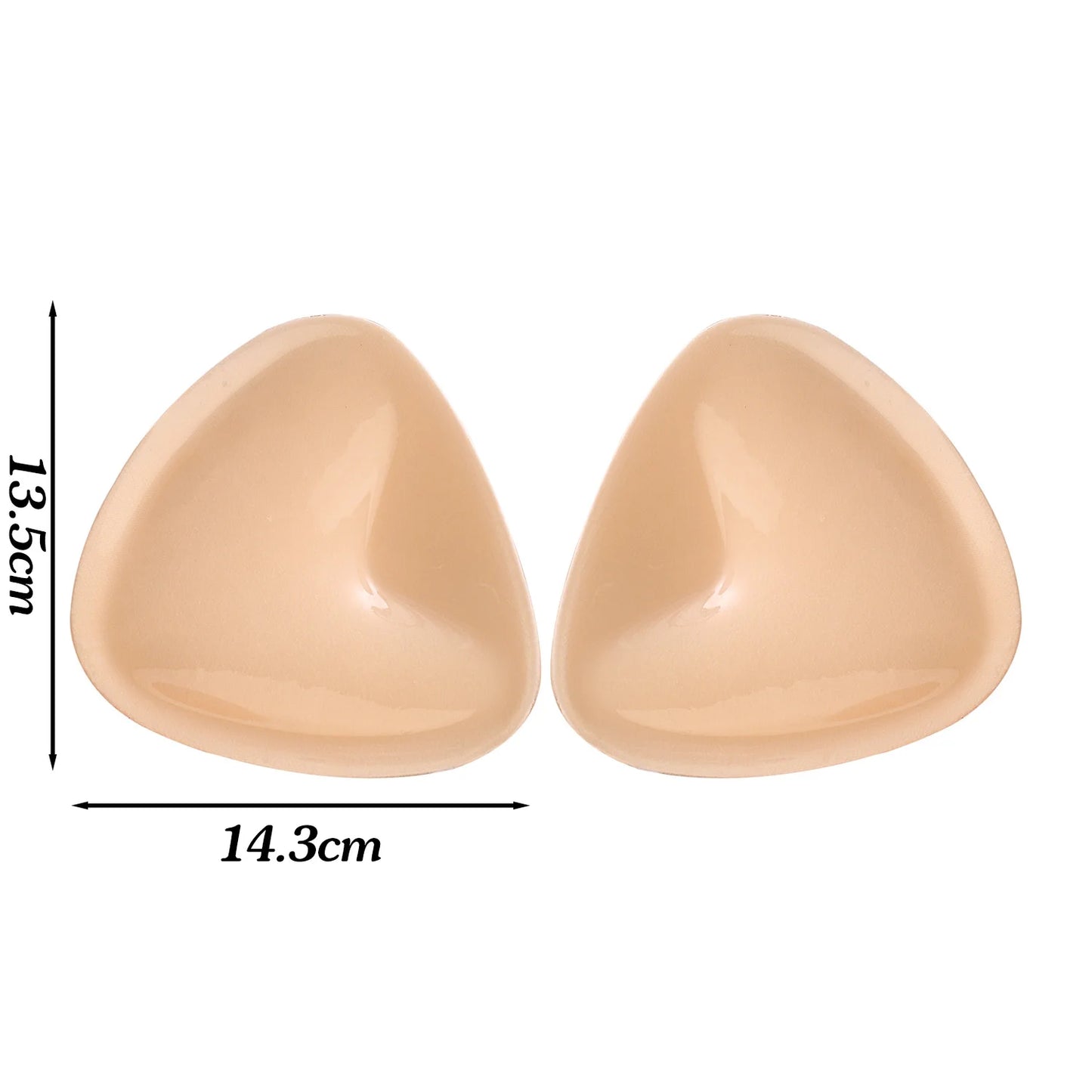 Thicken Chest Push Up Sticky Bra Double Sided Women Swimsuit Bikini Removeable Silicone Self-adhesive Cup Enhancer Chest Pad