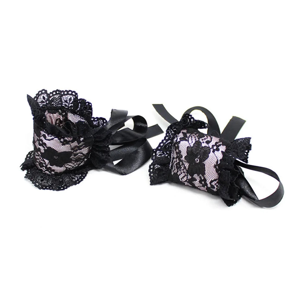 Women Exotic Apparel Sexy Lingerie Hot Lace Mask Blindfolded Patch Sex Handcuffs Sex Toys For Couple Erotic Lingerie For Women