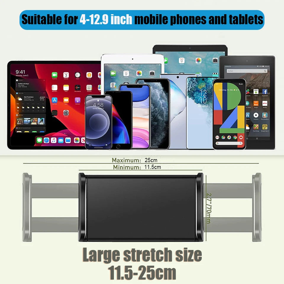 Universal Tablet Car Holder for Phone iPad 8 9 10 12.9 inch Tablet PC Stand for iPhone Samsung XiaoMi Mobile Suction Cup Bracket