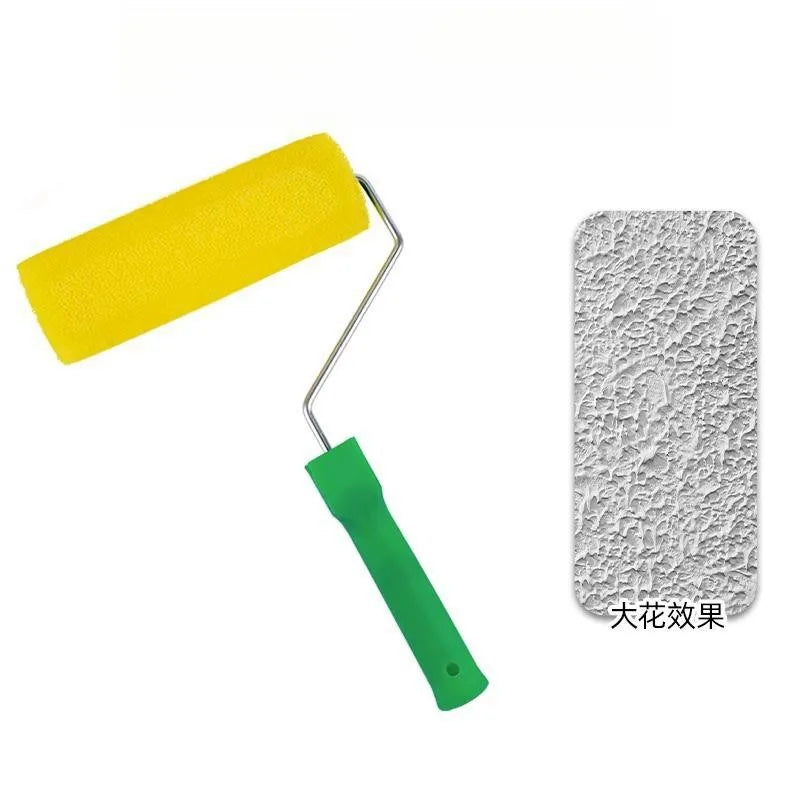 NEW Professional Paint Roller Elastic Paint Cement Coating Sponge Texture Drawing Brush Home Room Decoration Wall Painting Tools